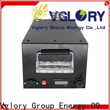 Vglory stable deep cycle battery solar supplier for military medical
