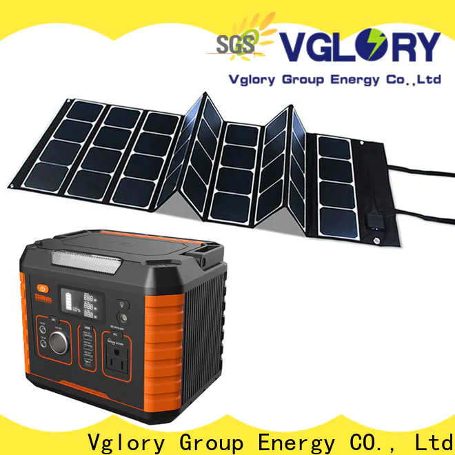 Vglory durable solar powered generator for home factory for wholesale