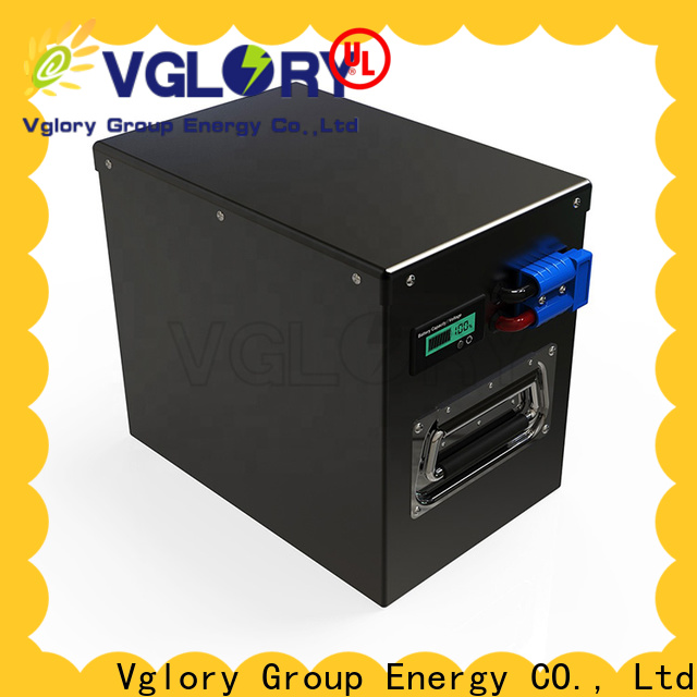 Vglory solar panel battery storage factory price for military medical