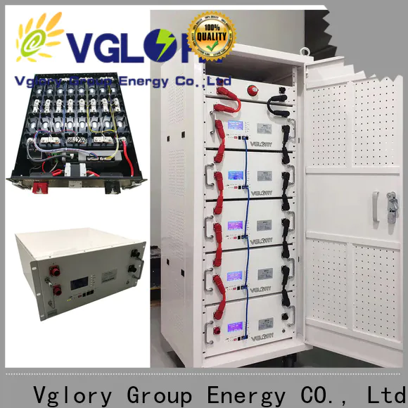 Vglory top brand solar panel battery storage for customization