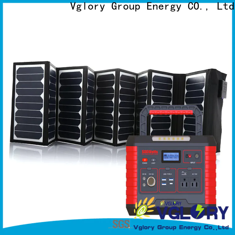 Vglory solar generator kit manufacturer fast delivery
