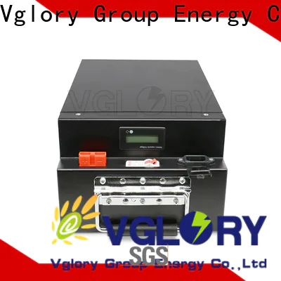 Vglory reliable solar panel battery storage supplier for UPS