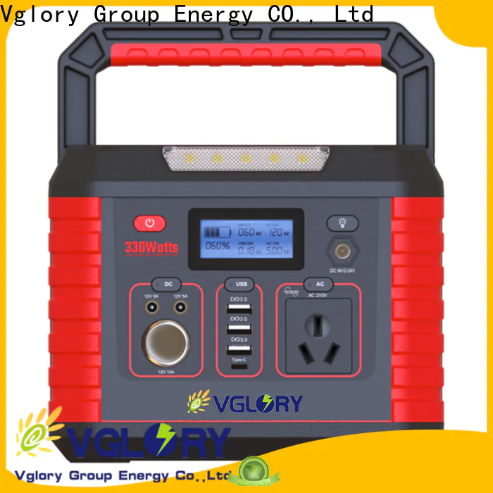 Vglory custom portable solar power station factory supply for wholesale