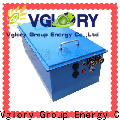 Vglory reliable lithium ion solar battery wholesale for UPS