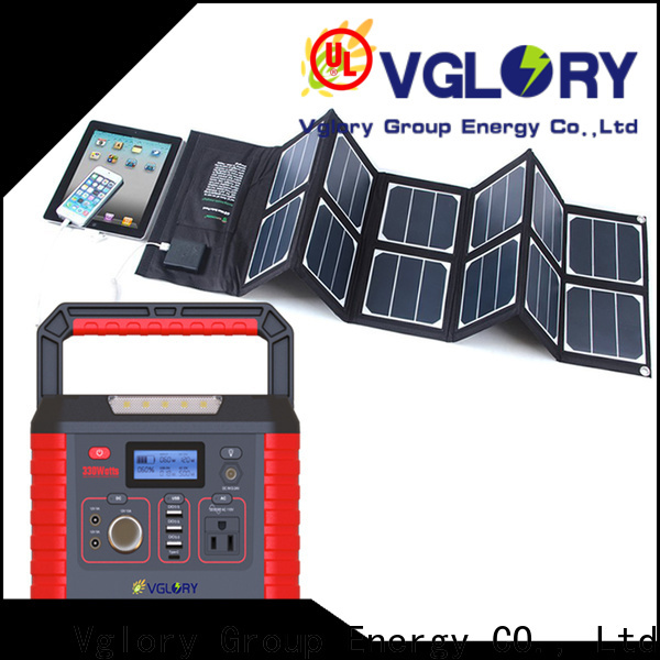 Vglory durable portable solar power generator manufacturer short leadtime
