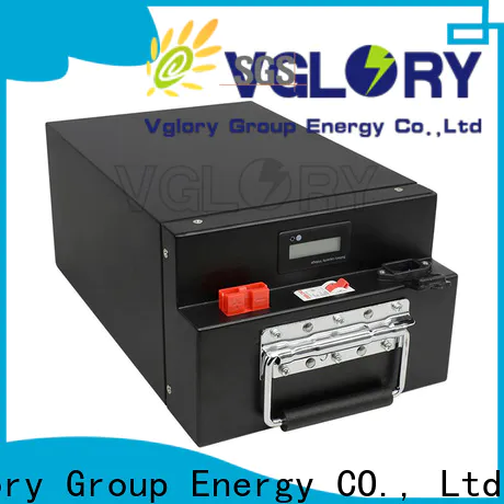 Vglory safety lithium ion solar battery personalized for telecom