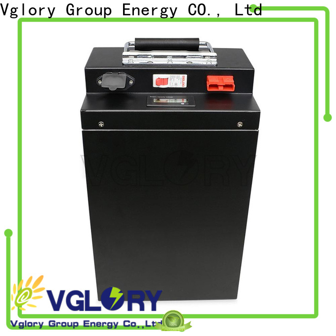 Vglory practical lithium ion rv battery supplier for telecom